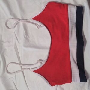 Beach Riot Americana swim top in medium